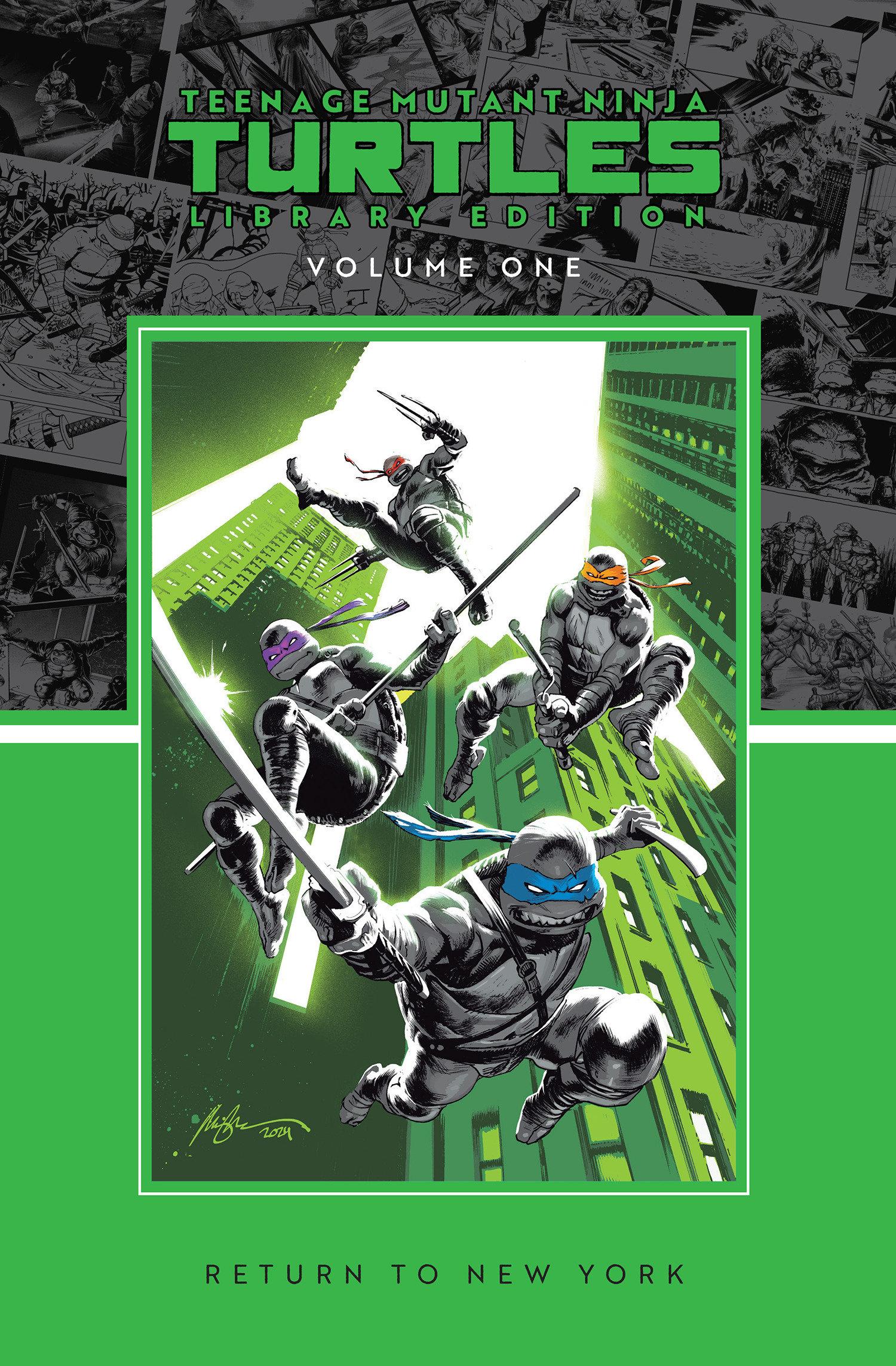 Vorderes Coverbild Teenage Mutant Ninja Turtles, Vol. 1: Return to New York Library Edition