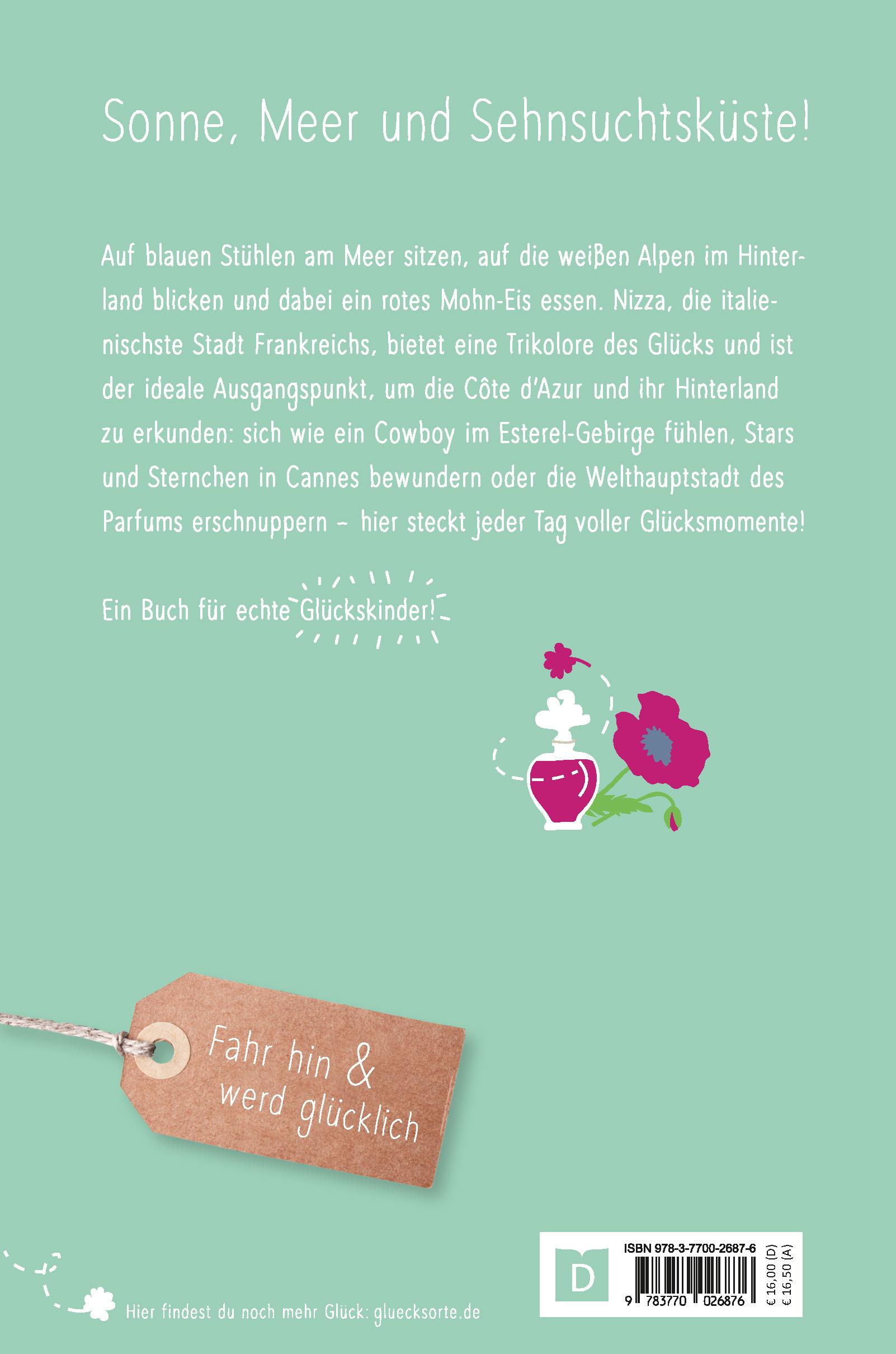 Rückseitencover Glücksorte an der Côte d'Azur