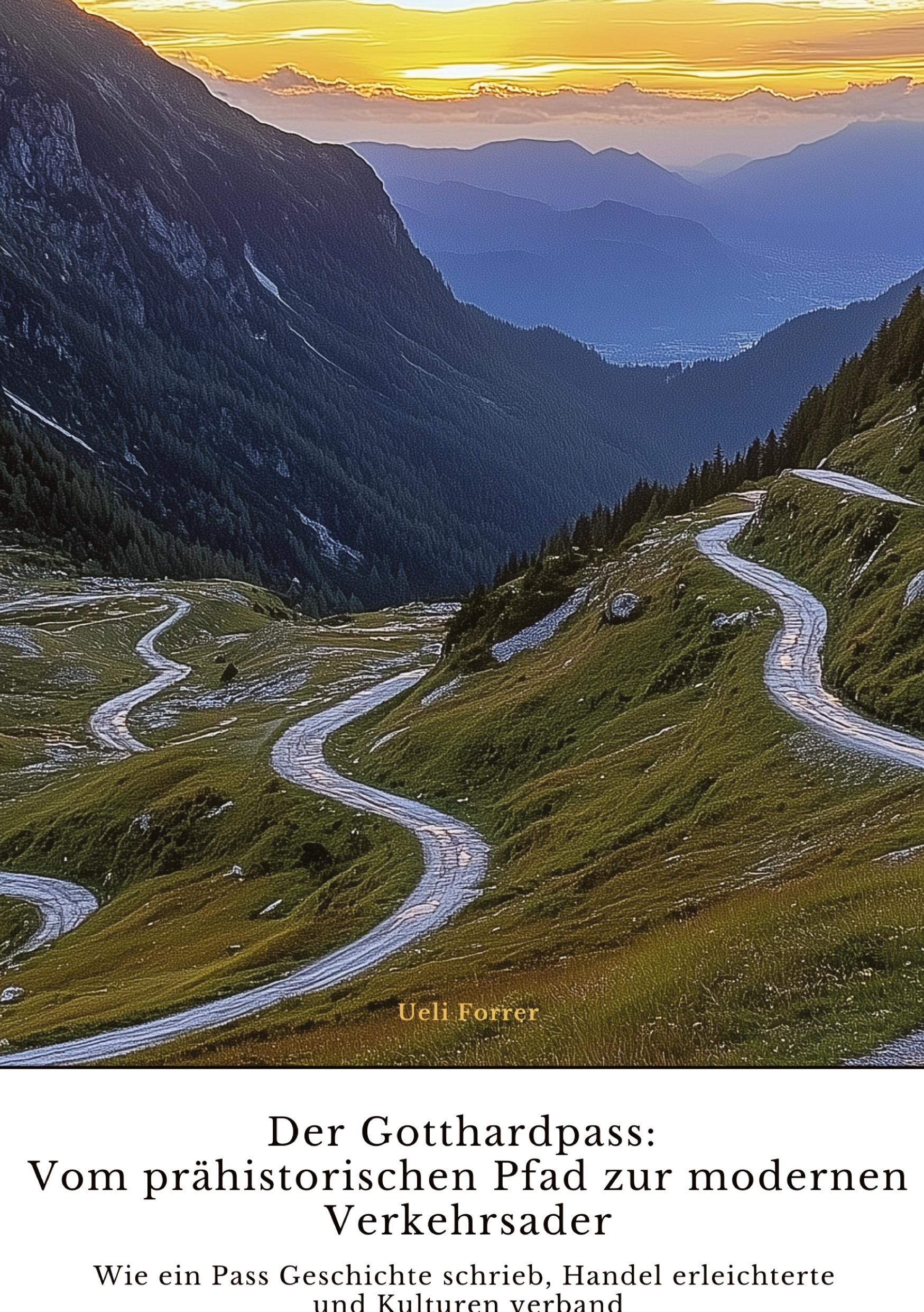 Vorderes Coverbild Der Gotthardpass:  Vom prähistorischen Pfad zur  modernen Verkehrsader