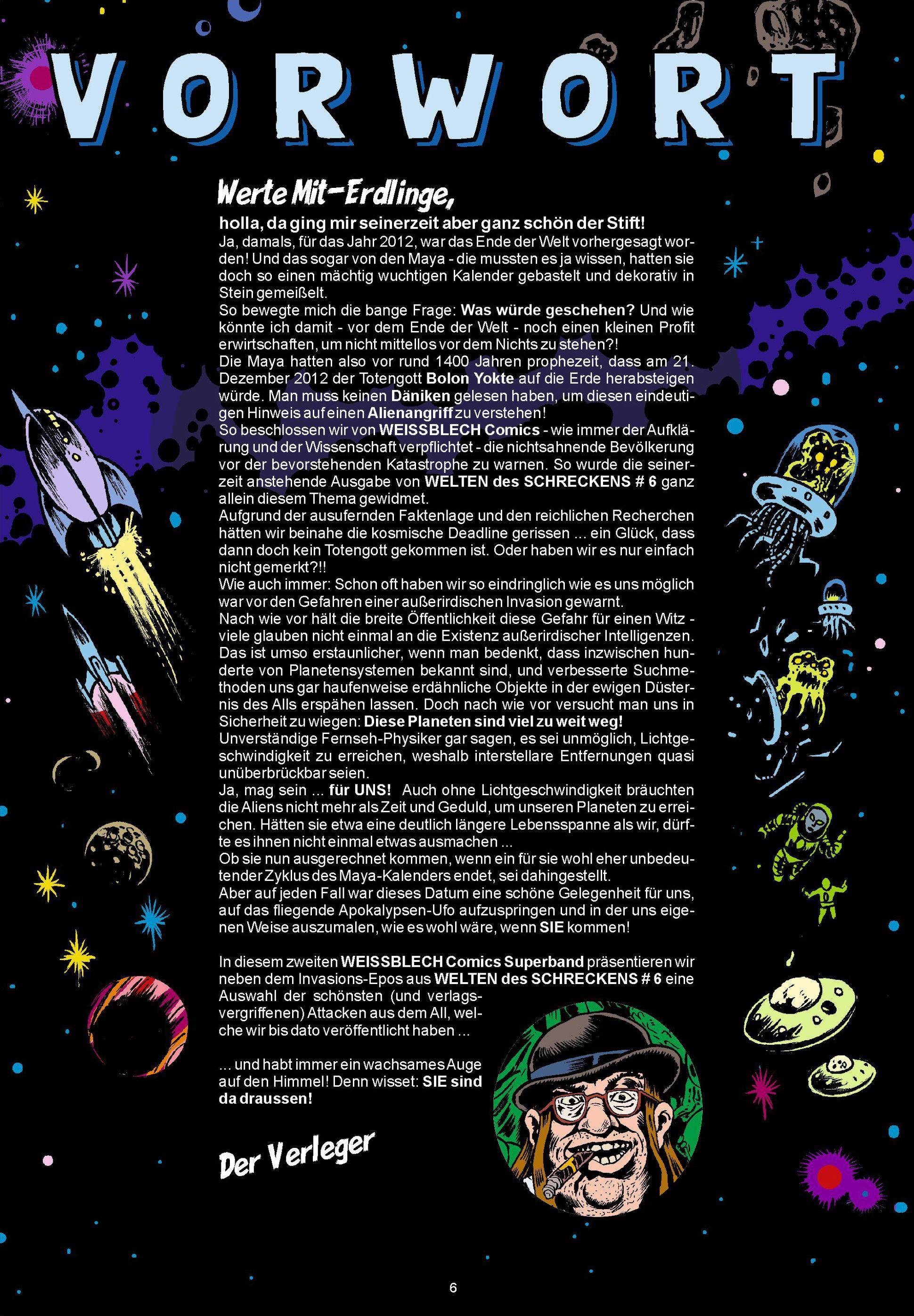 Beispielinhalt (Bild) WEISSBLECH Comics Superband 2