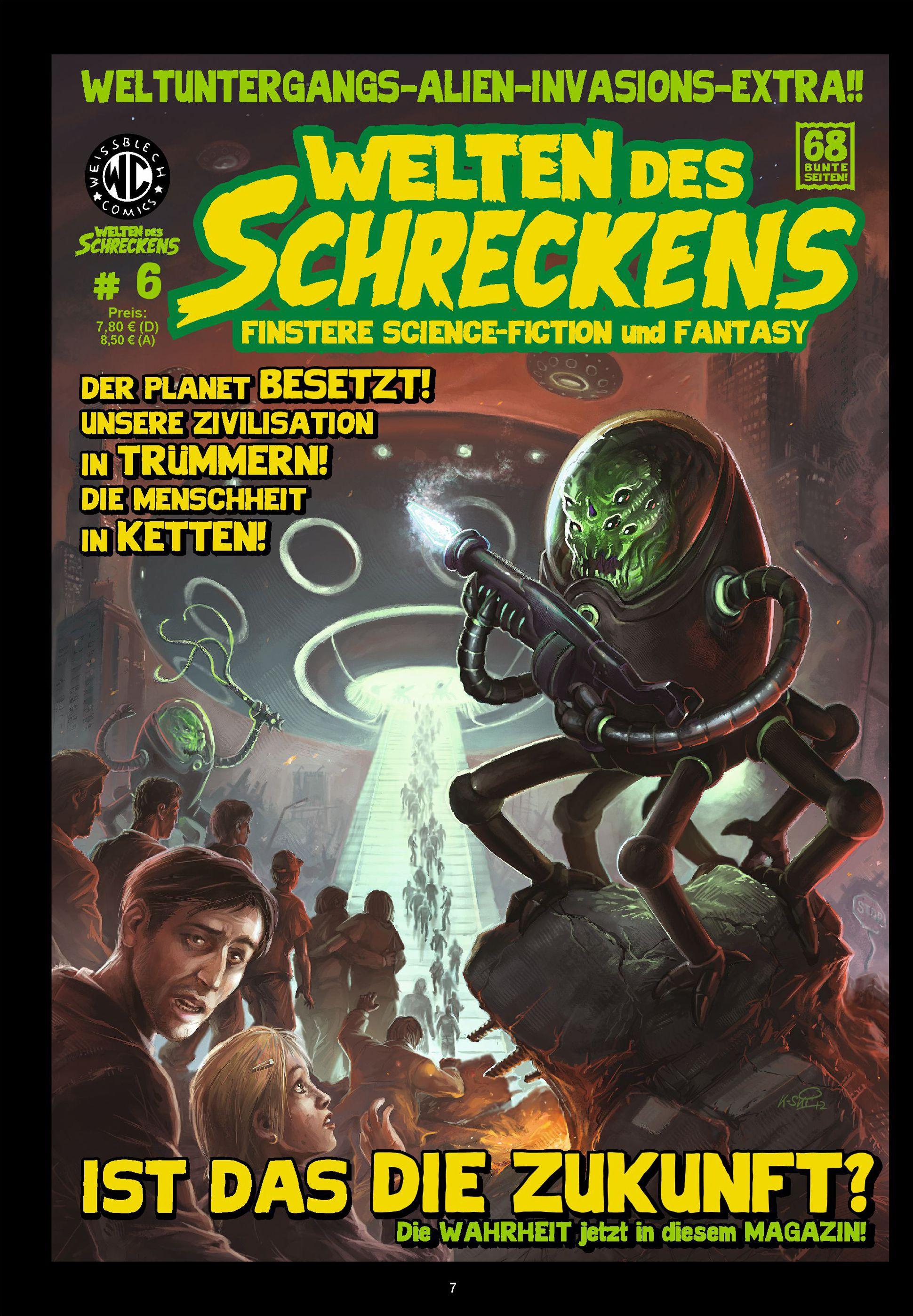 Beispielinhalt (Bild) WEISSBLECH Comics Superband 2