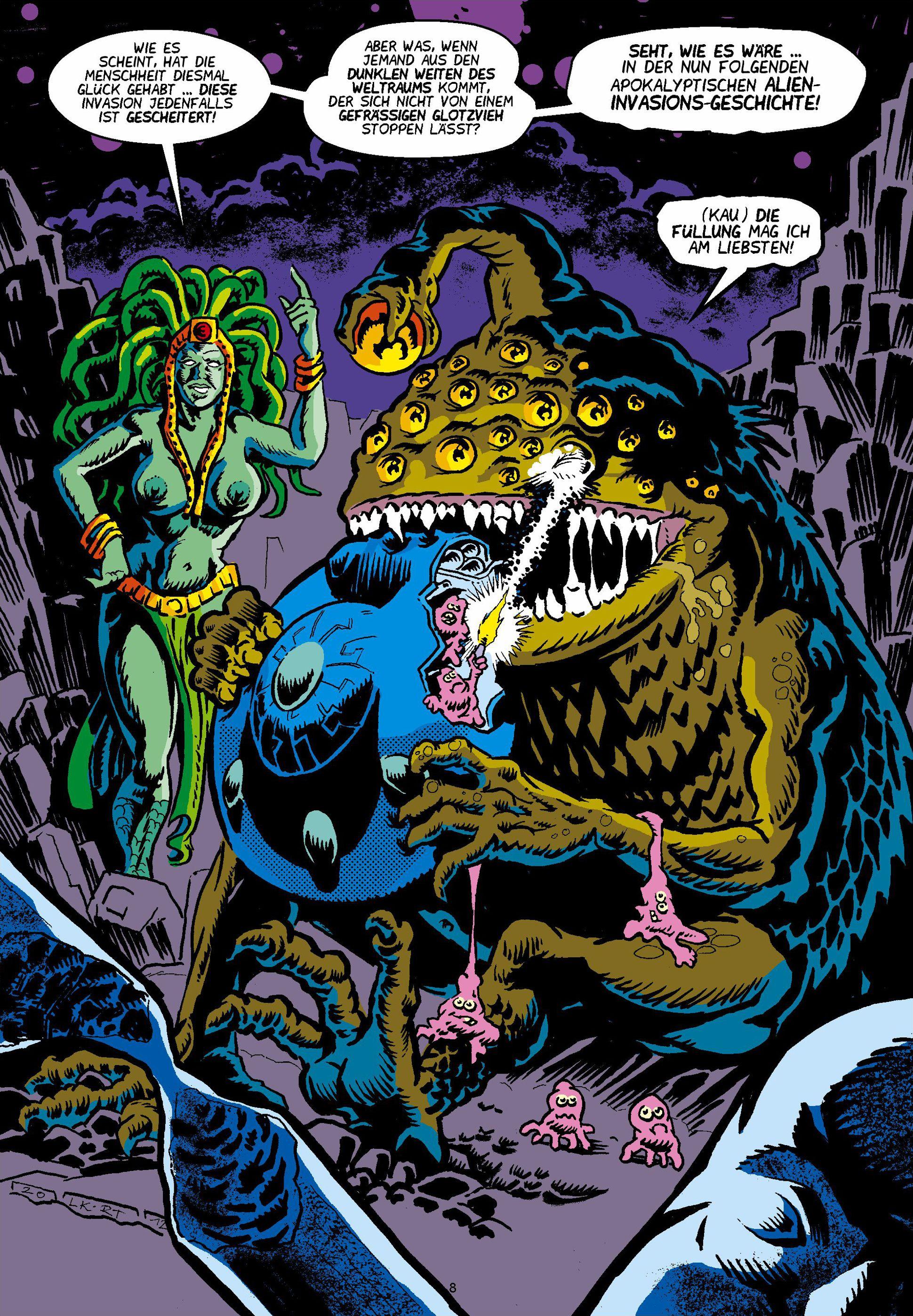 Beispielinhalt (Bild) WEISSBLECH Comics Superband 2
