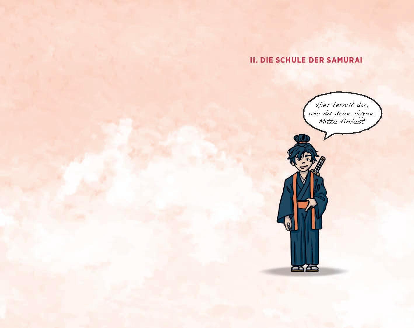 Beispielinhalt (Bild) Lily & Tom -  Der kleine Samurai findet seine Mitte