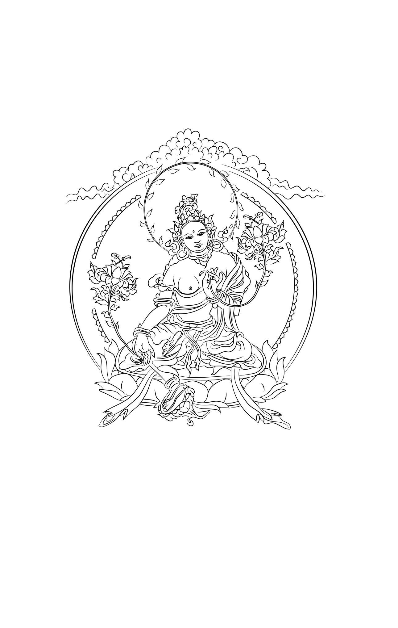 Beispielinhalt (Bild) Starke Frauen im Buddhismus