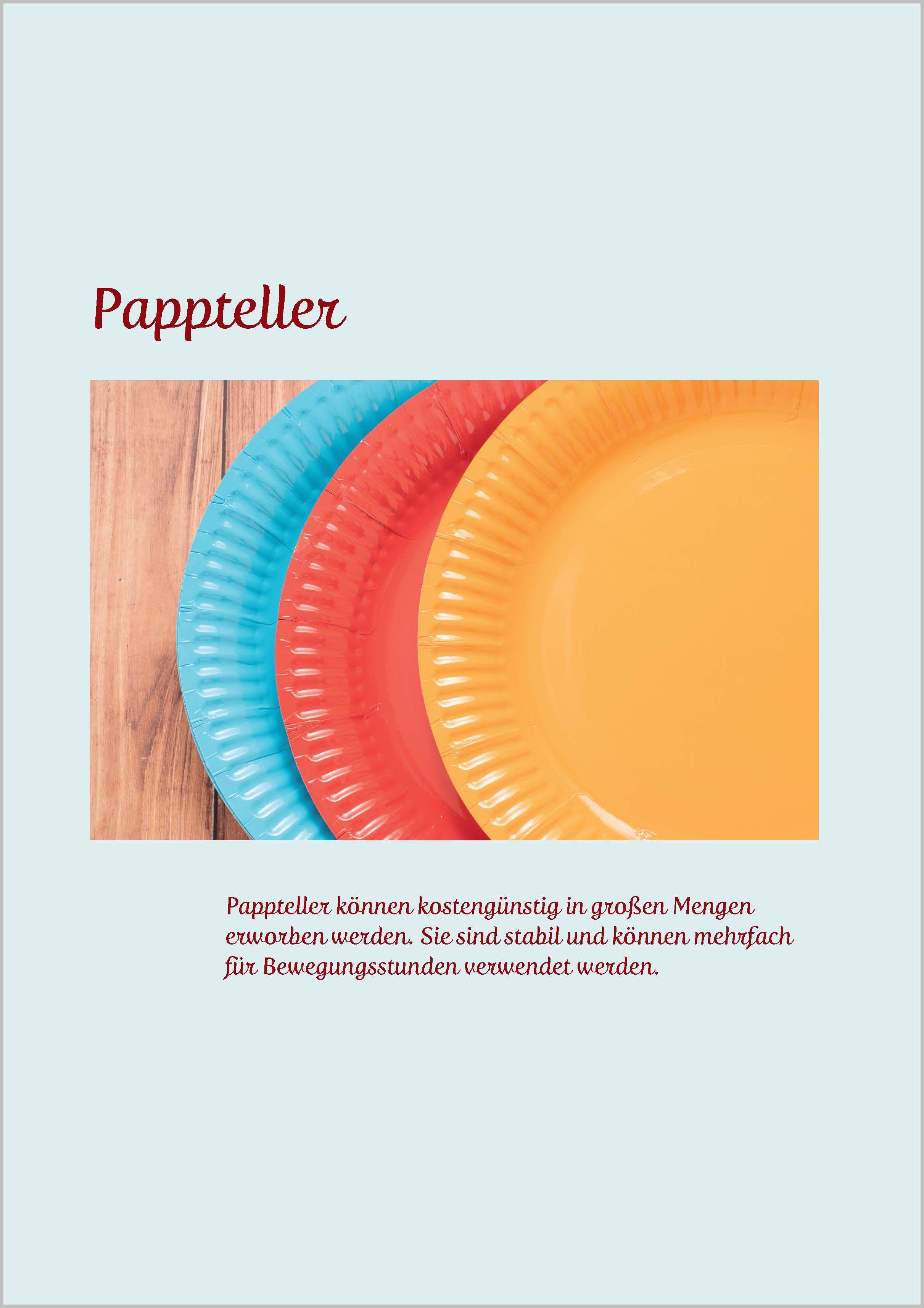 Beispielinhalt (Bild) Bewegen mit Alltagsgegenständen