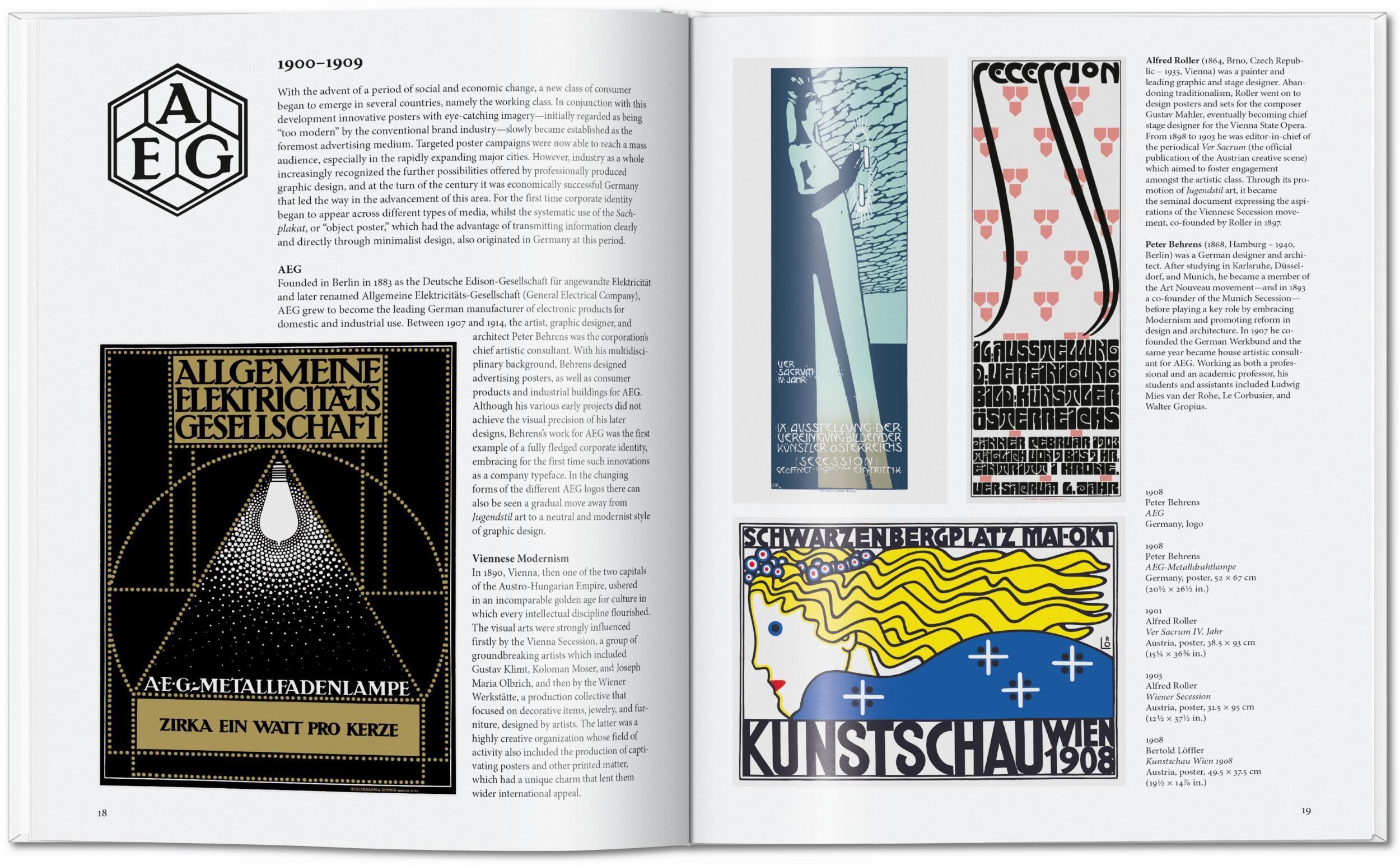 Beispielinhalt (Bild) Grafikdesign. 1890-Heute
