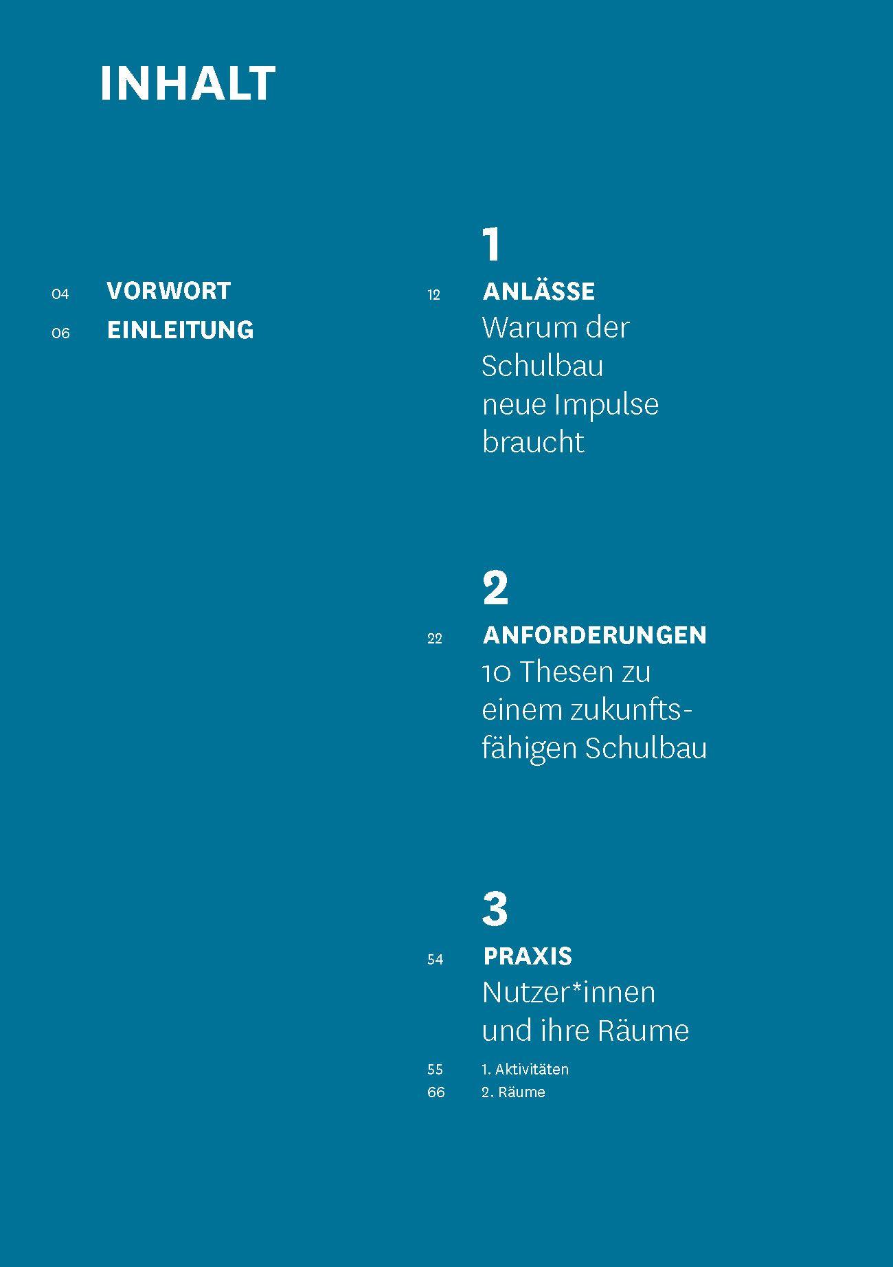 Beispielinhalt (Bild) Handbuch Schulen planen und bauen