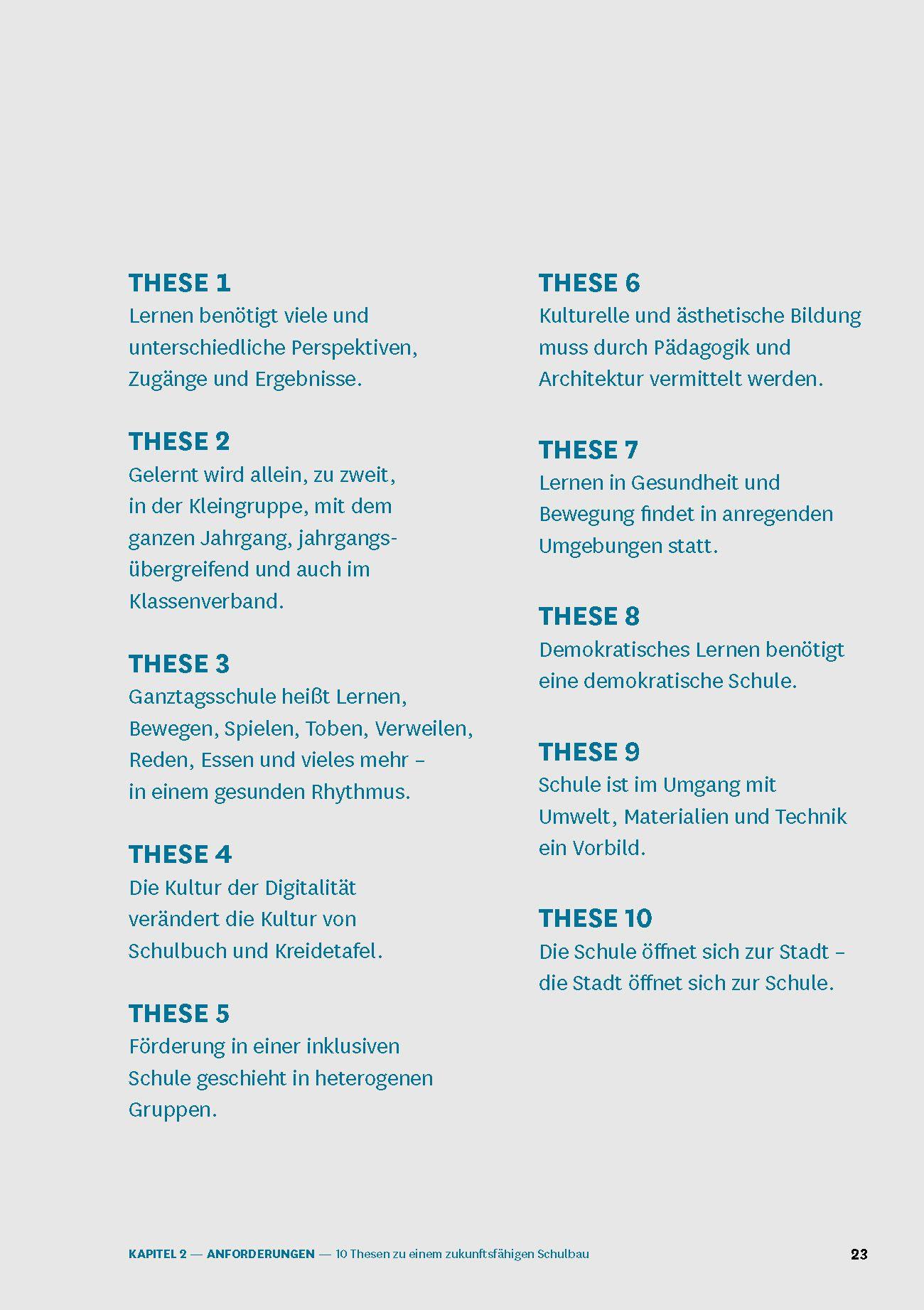 Beispielinhalt (Bild) Handbuch Schulen planen und bauen