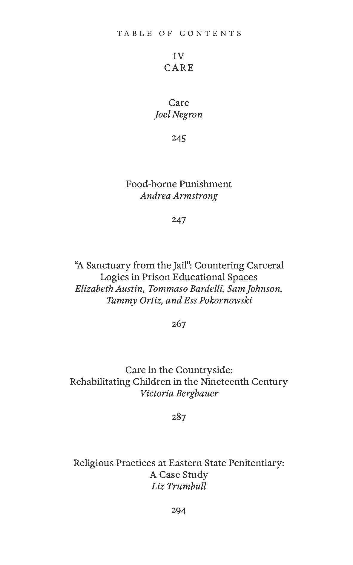 Beispielinhalt (Bild) Carceral Architecture