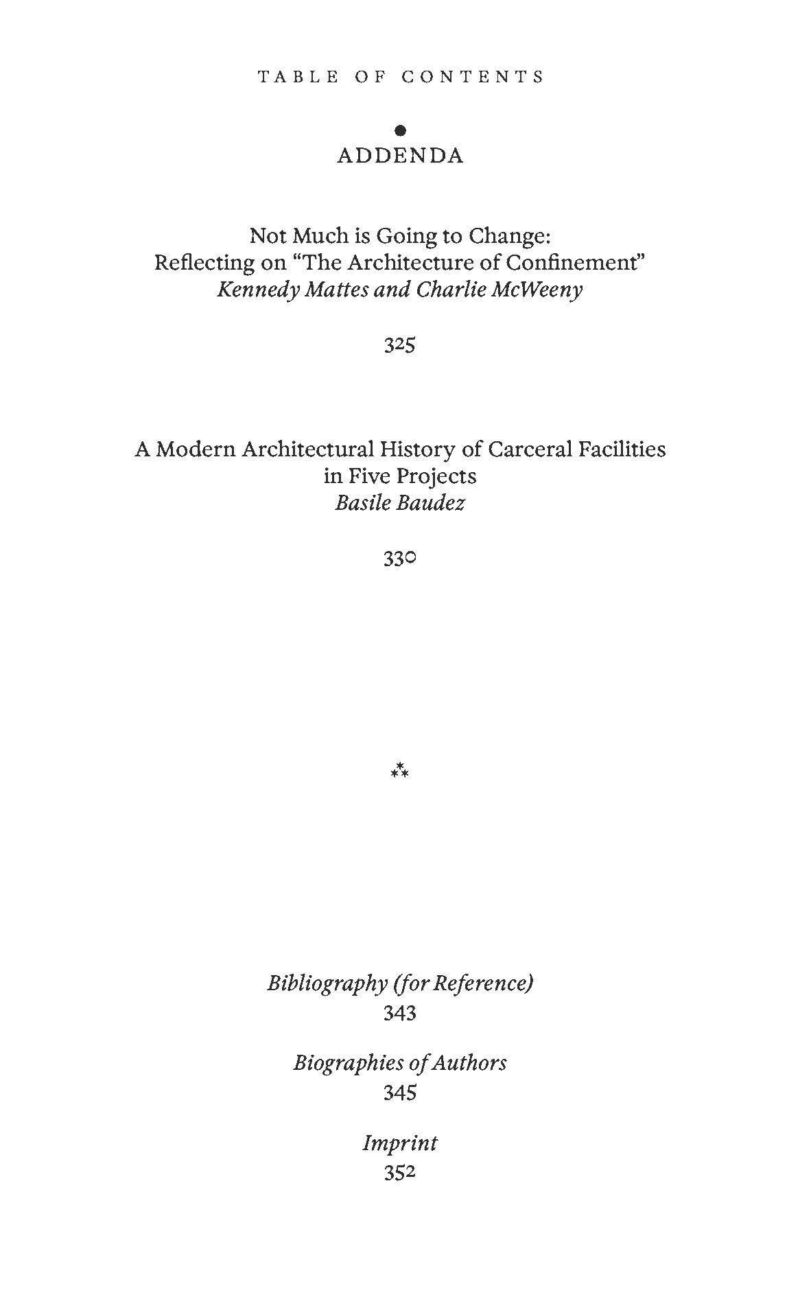 Beispielinhalt (Bild) Carceral Architecture