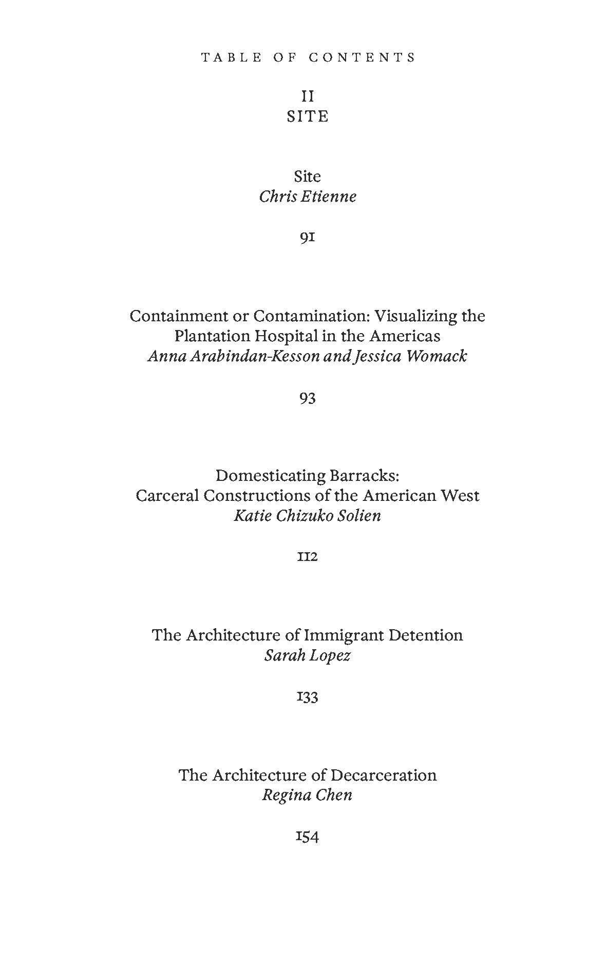 Beispielinhalt (Bild) Carceral Architecture