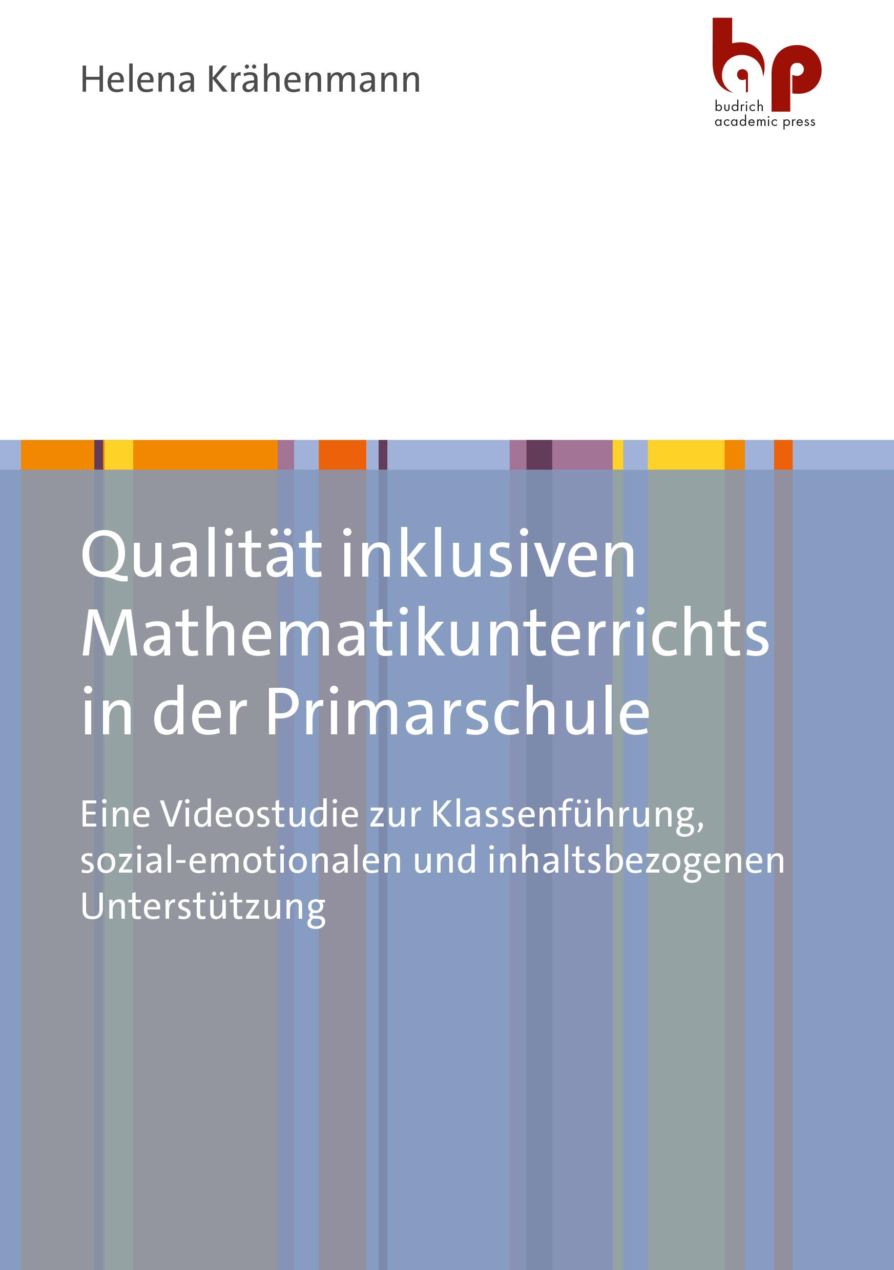 Vorderes Coverbild Qualität inklusiven Mathematikunterrichts in der Primarschule