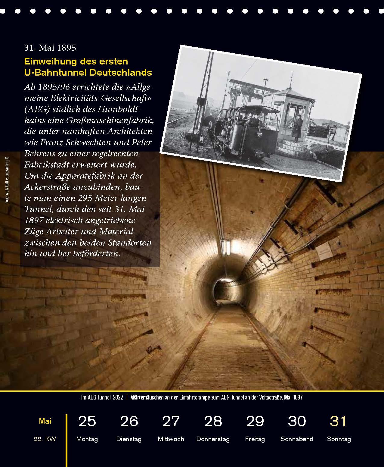 Beispielinhalt (Bild) Berlin von unten - Kalender 2026