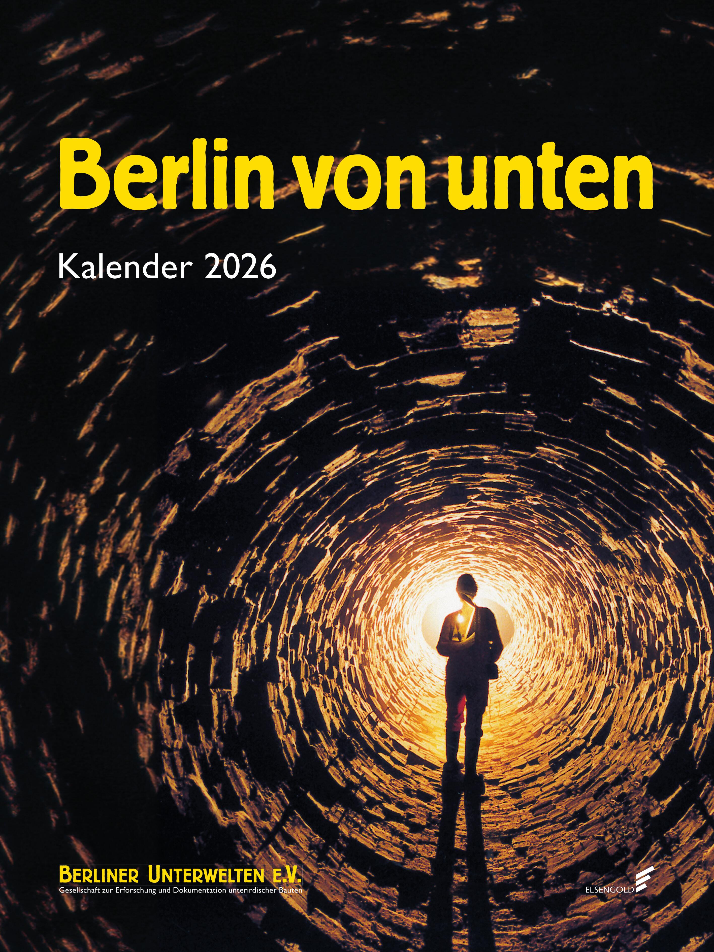 Vorderes Coverbild Berlin von unten - Kalender 2026