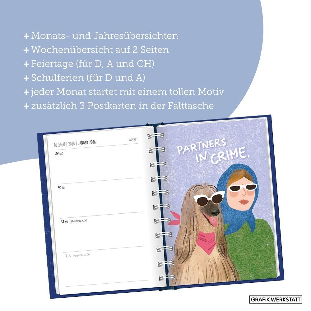 Beispielinhalt (Bild) Terminplaner 2026 Girl, you can