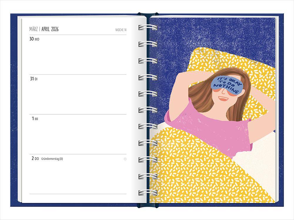 Beispielinhalt (Bild) Terminplaner 2026 Girl, you can
