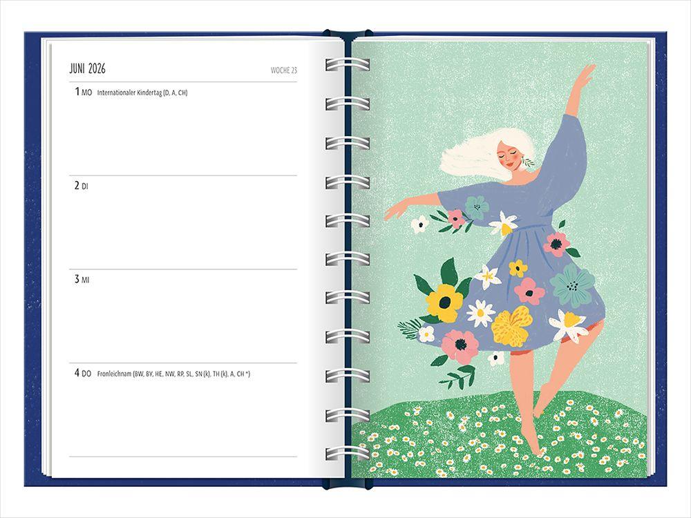 Beispielinhalt (Bild) Terminplaner 2026 Girl, you can
