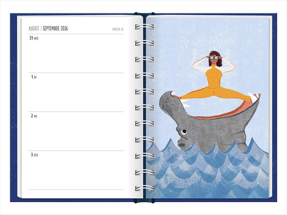 Beispielinhalt (Bild) Terminplaner 2026 Girl, you can