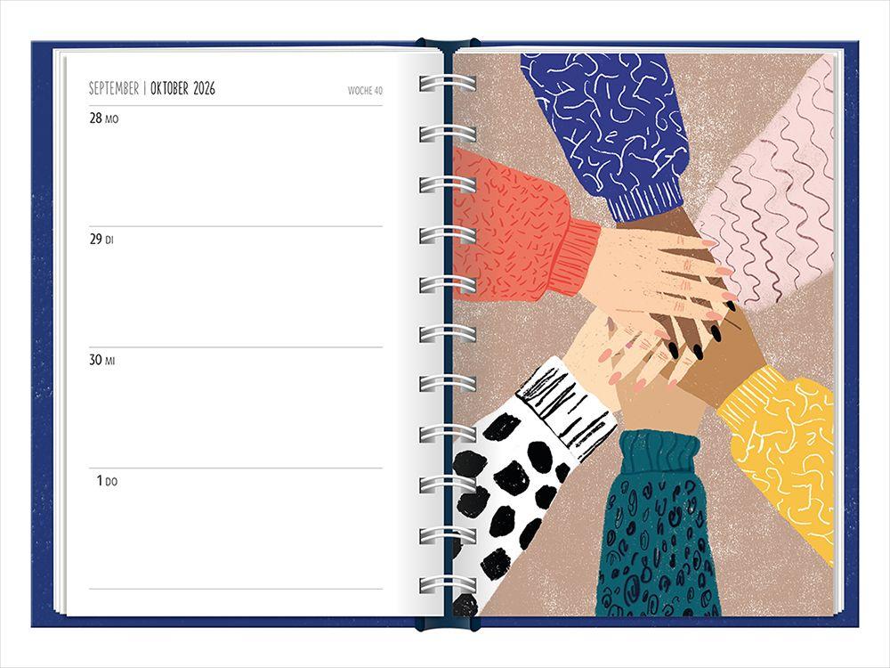 Beispielinhalt (Bild) Terminplaner 2026 Girl, you can