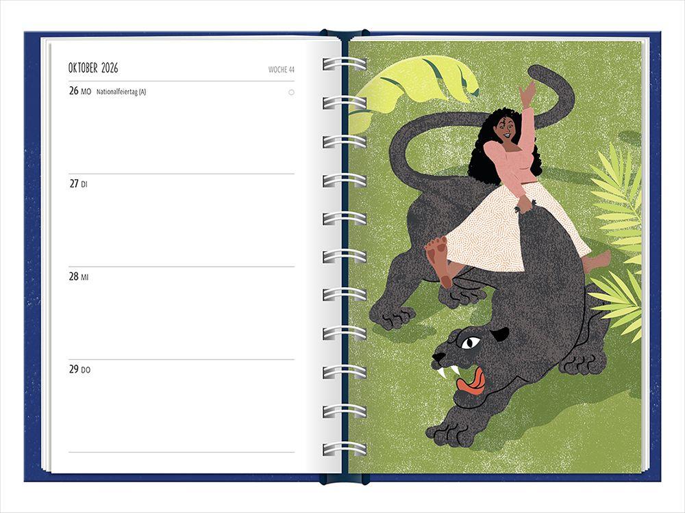 Beispielinhalt (Bild) Terminplaner 2026 Girl, you can
