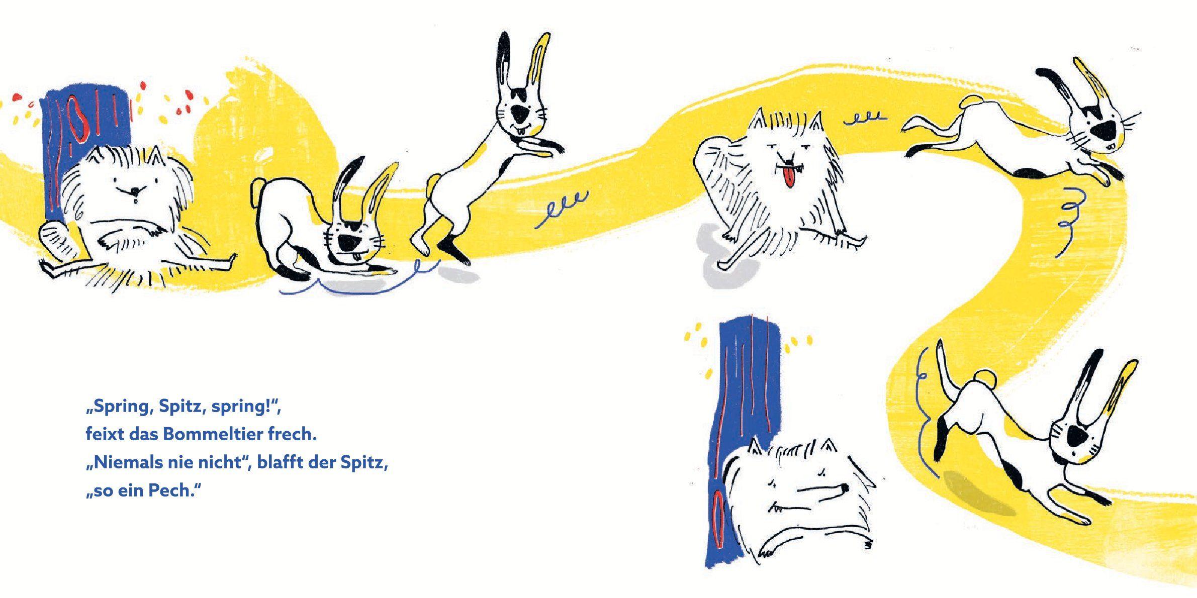 Beispielinhalt (Bild) Hase, Hund, Birnen - UND?