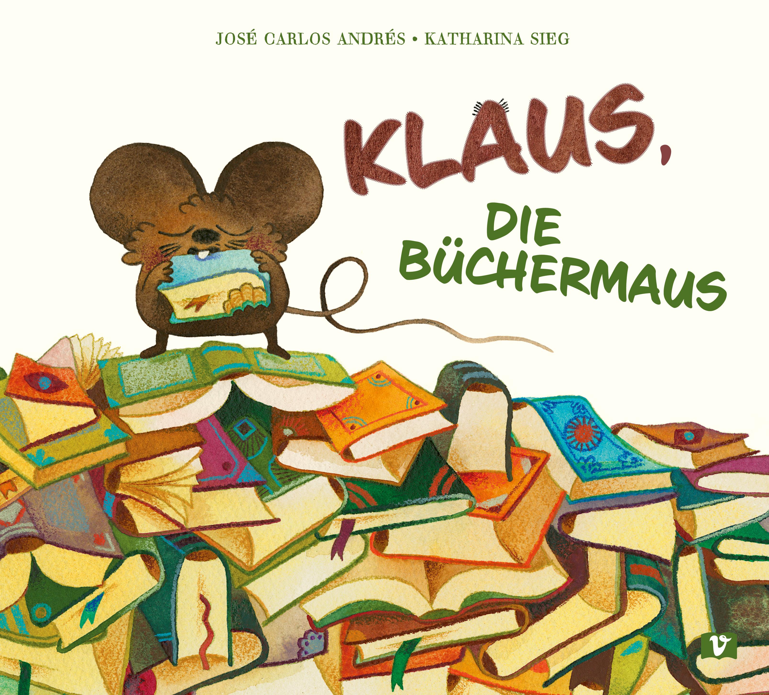 Vorderes Coverbild Klaus, die Büchermaus