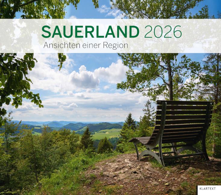 Vorderes Coverbild Kalender Sauerland 2026