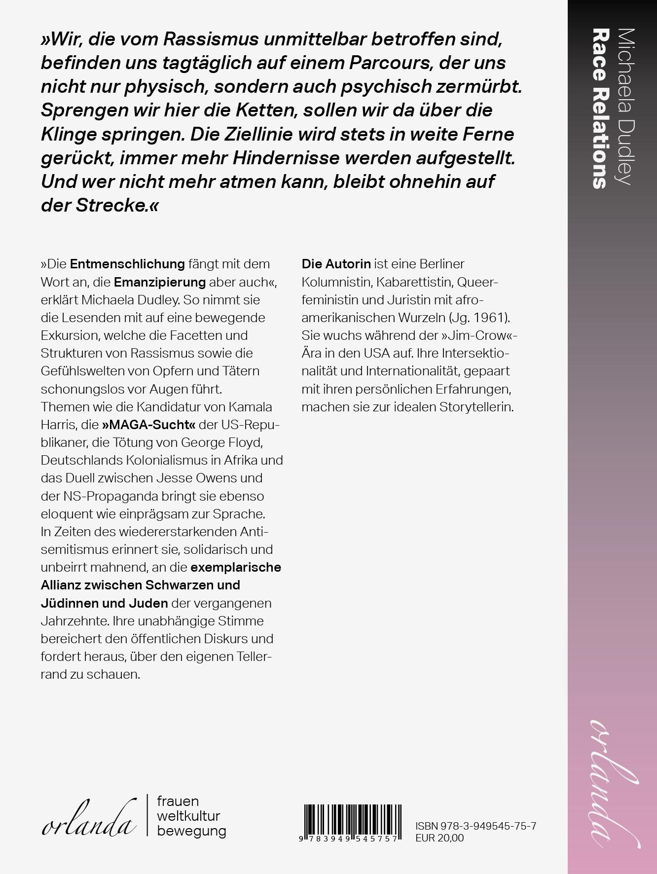 Rückseitencover Race Relations