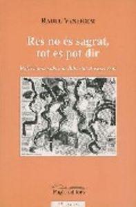 Vorderes Coverbild Res no és sagrat, tot es pot dir