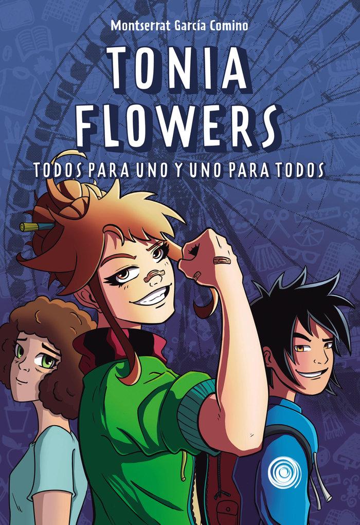 Vorderes Coverbild Tonia Flowers. todos para uno y uno para todos