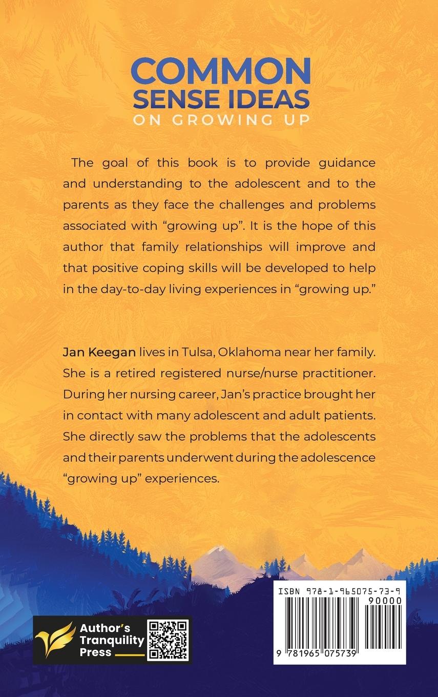 Rückseitencover Common Sense Ideas On Growing Up