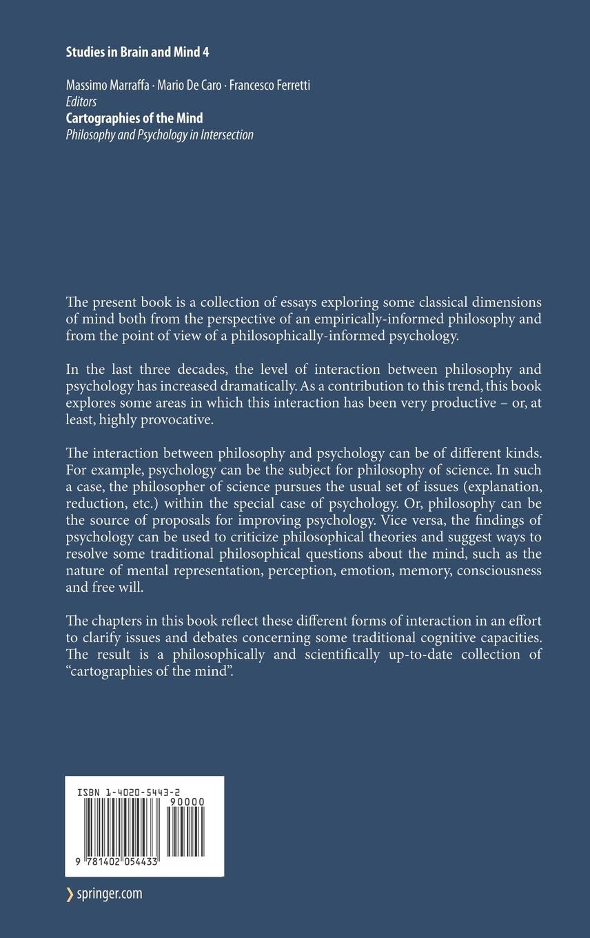 Rückseitencover Cartographies of the Mind