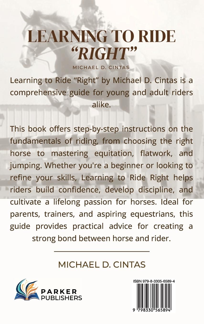 Rückseitencover Learning to Ride "RIGHT"