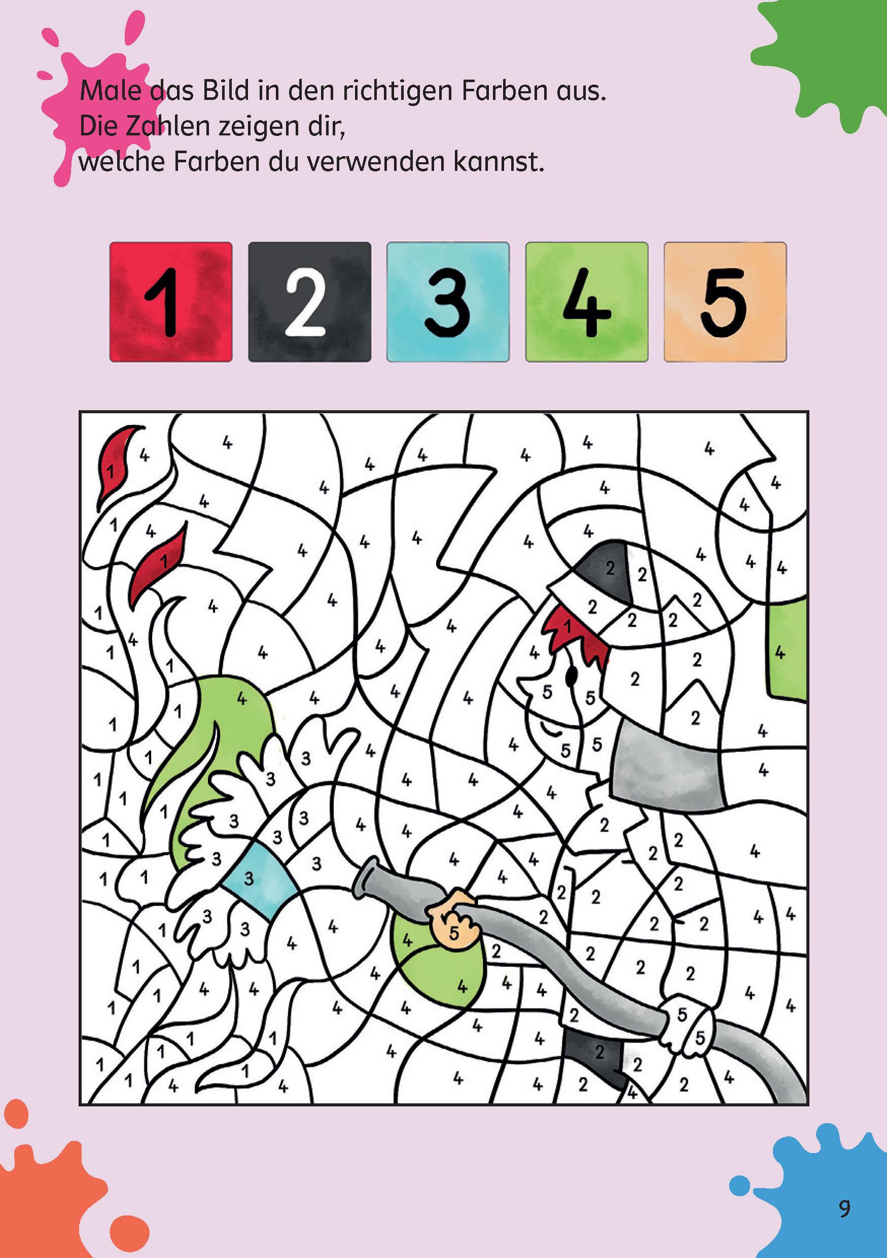 Beispielinhalt (Bild) Klett Mein Rätselblock ab 5 Jahren Band 1