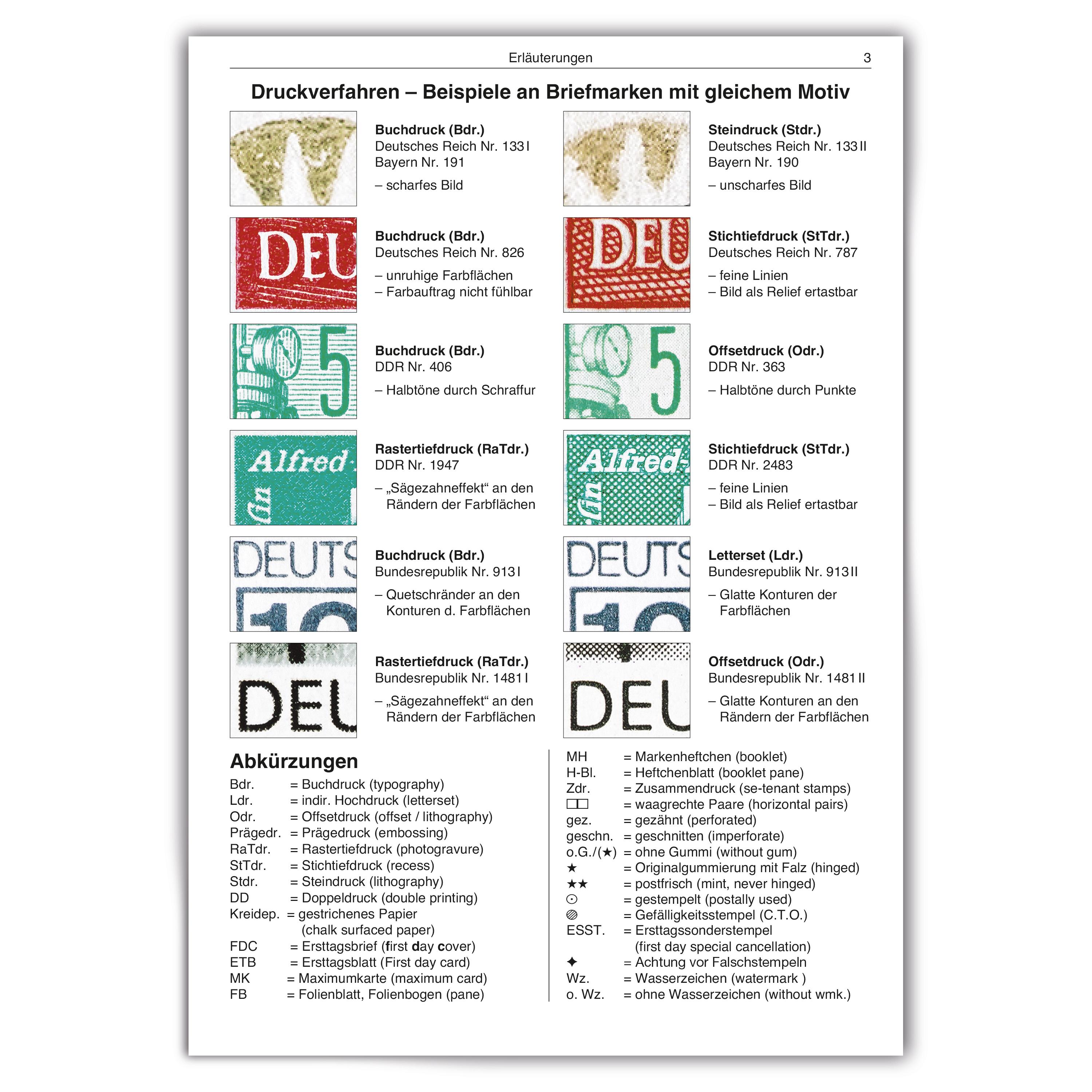 Beispielinhalt (Bild) DNK 2025 - Deutscher Briefmarkenkatalog 2025