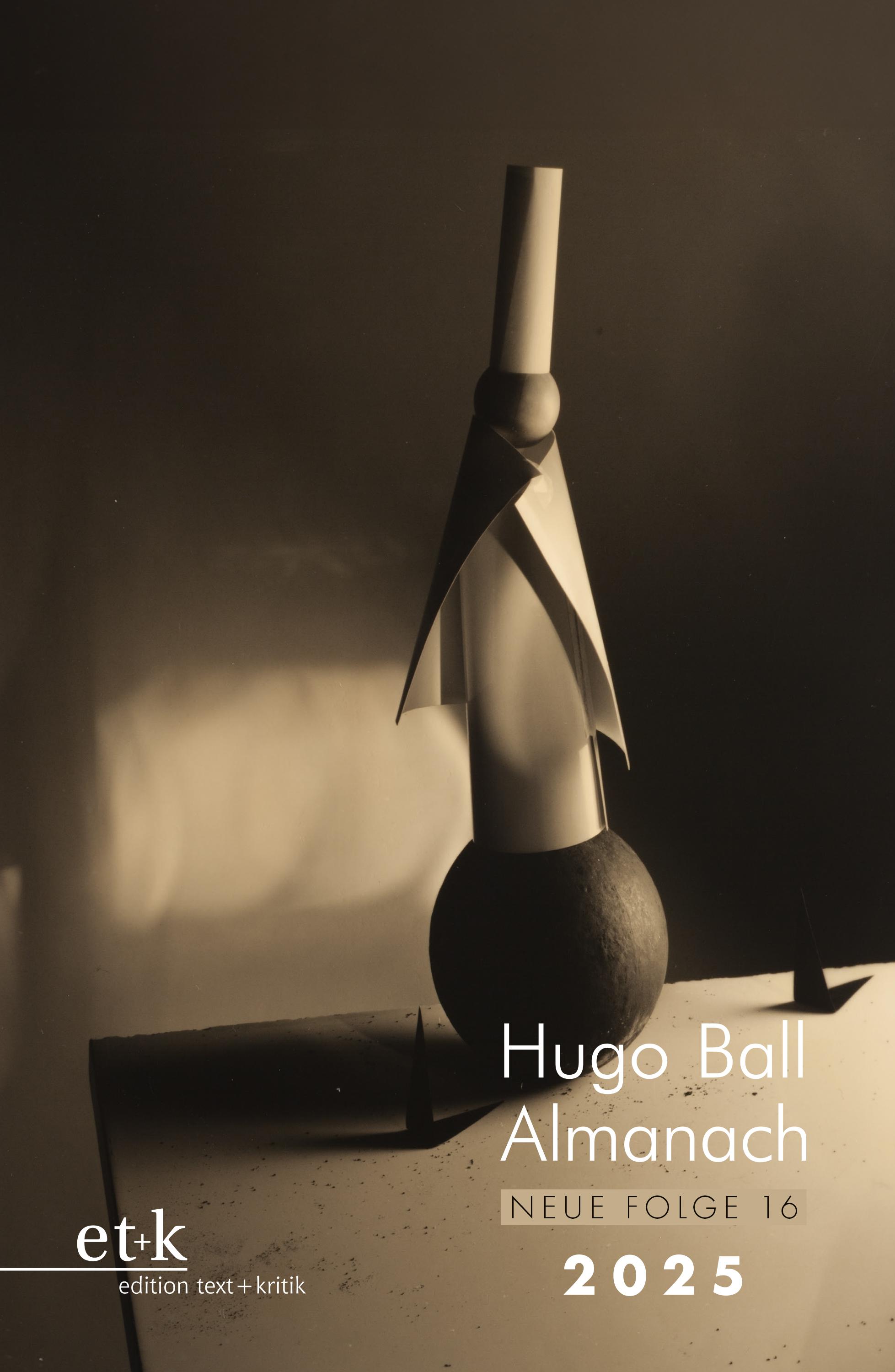 Vorderes Coverbild Hugo Ball Almanach. Neue Folge 16 2025