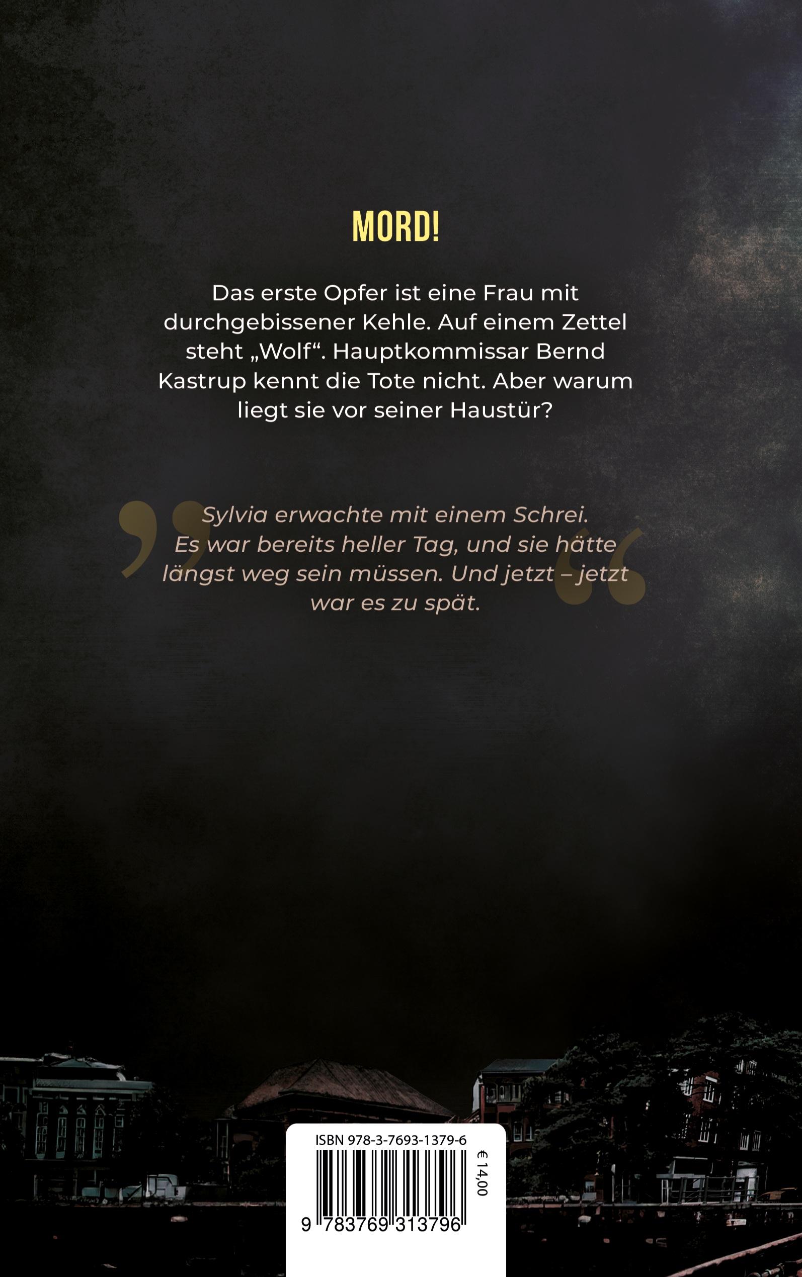 Rückseitencover Der Wolf von Hamburg