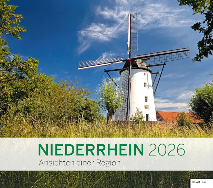 Vorderes Coverbild Kalender Niederrhein 2026