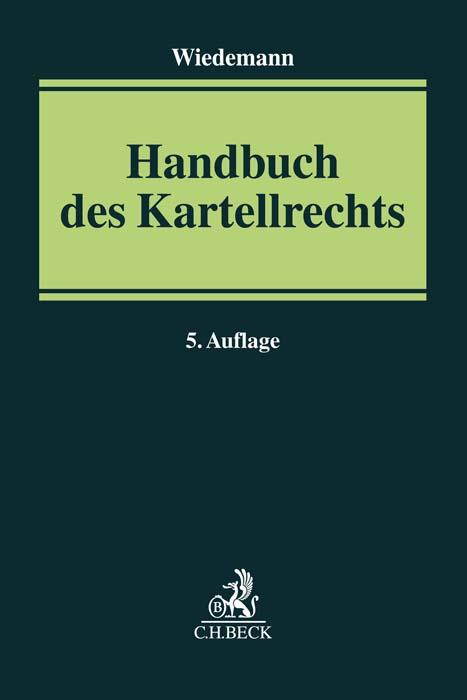 Vorderes Coverbild Handbuch des Kartellrechts