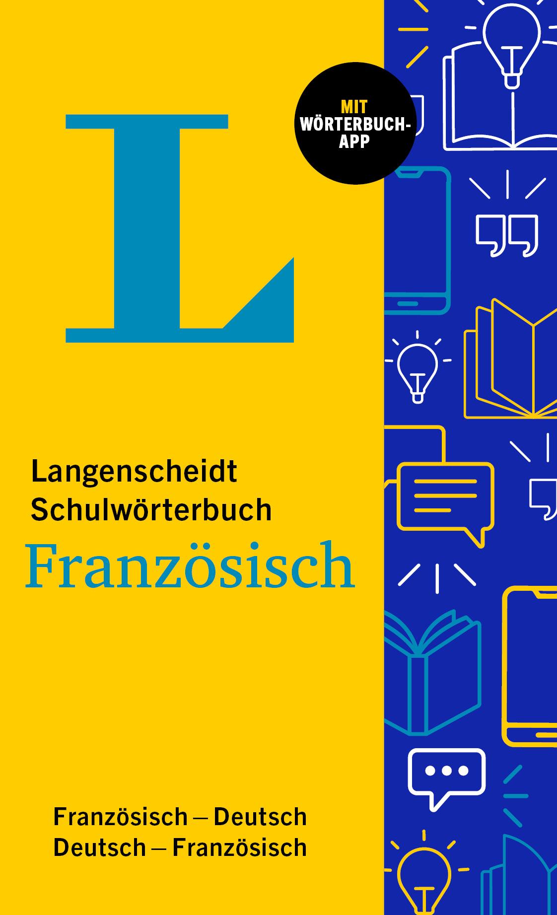 Vorderes Coverbild Langenscheidt Schulwörterbuch Französisch
