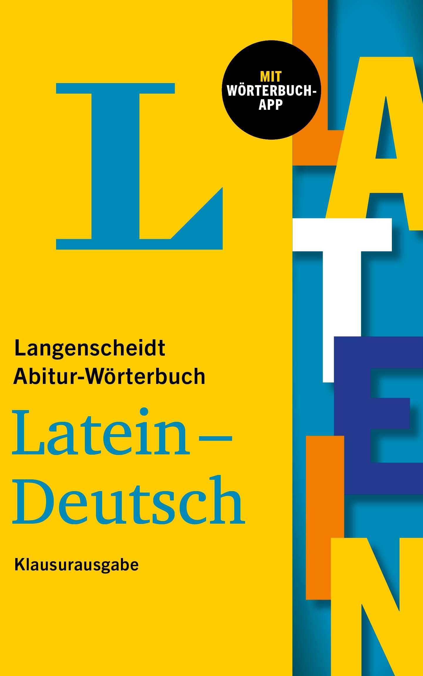 Vorderes Coverbild Langenscheidt Abitur-Wörterbuch Latein Klausurausgabe