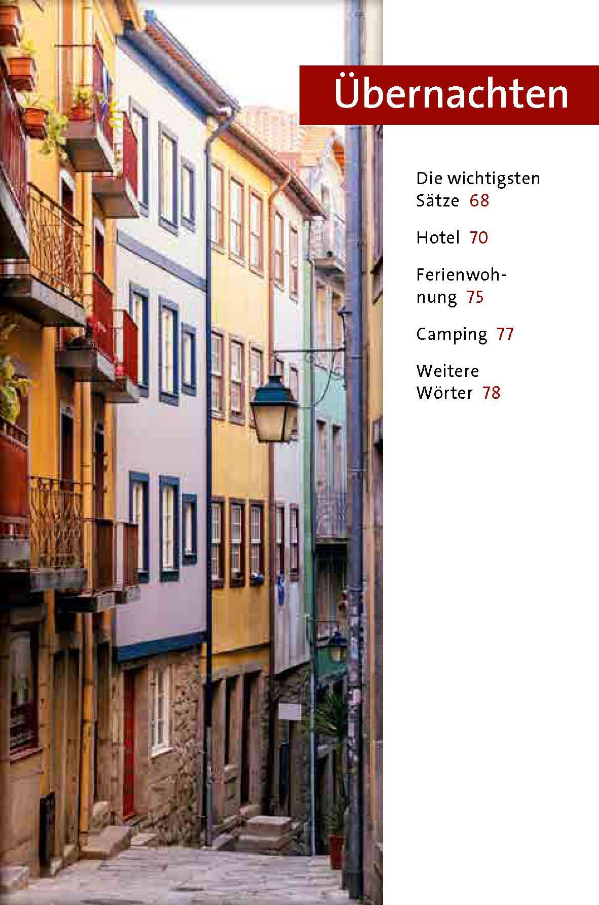 Beispielinhalt (Bild) Langenscheidt Sprachführer Portugiesisch