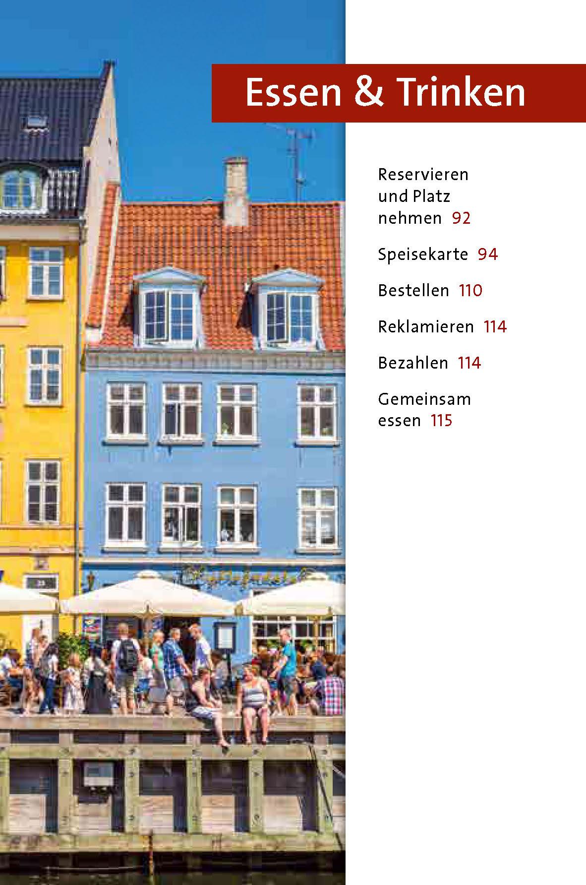 Beispielinhalt (Bild) Langenscheidt Sprachführer Dänisch