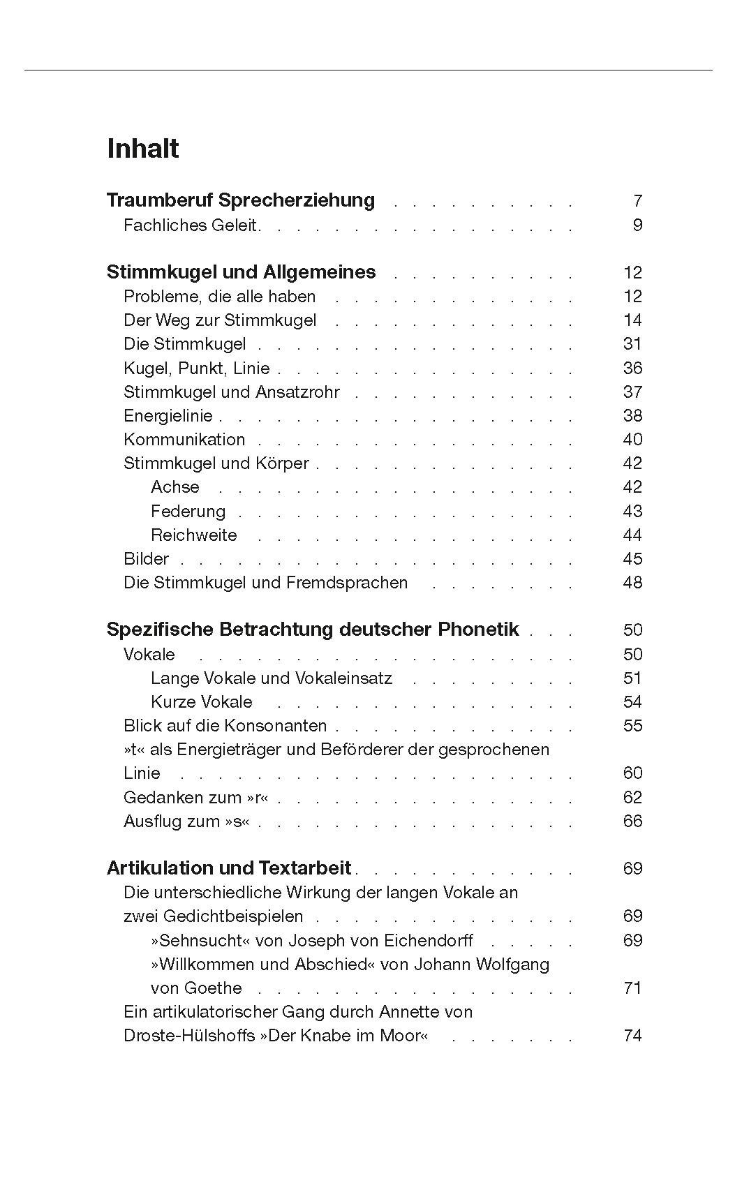 Beispielinhalt (Bild) Die Stimmkugel