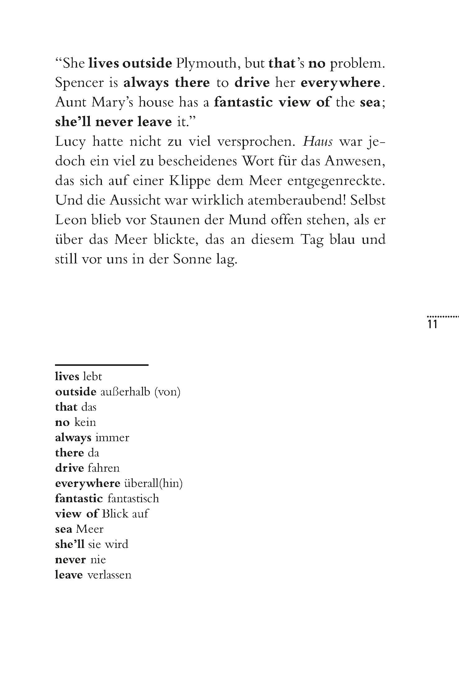Beispielinhalt (Bild) Langenscheidt Krimis für Kids - The Pirates of Plymouth - Die Piraten von Plymouth