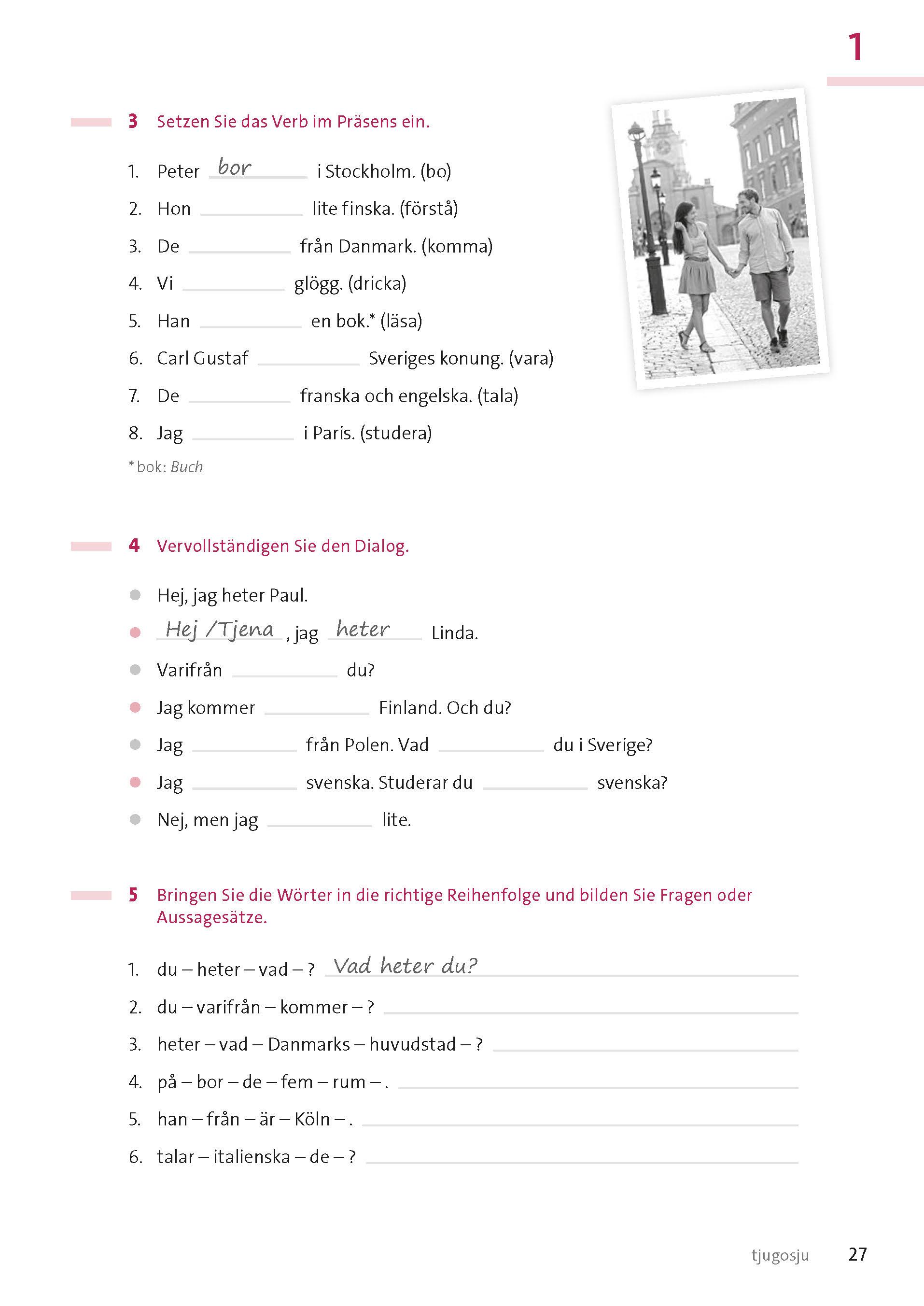Beispielinhalt (Bild) Langenscheidt Schwedisch mit System