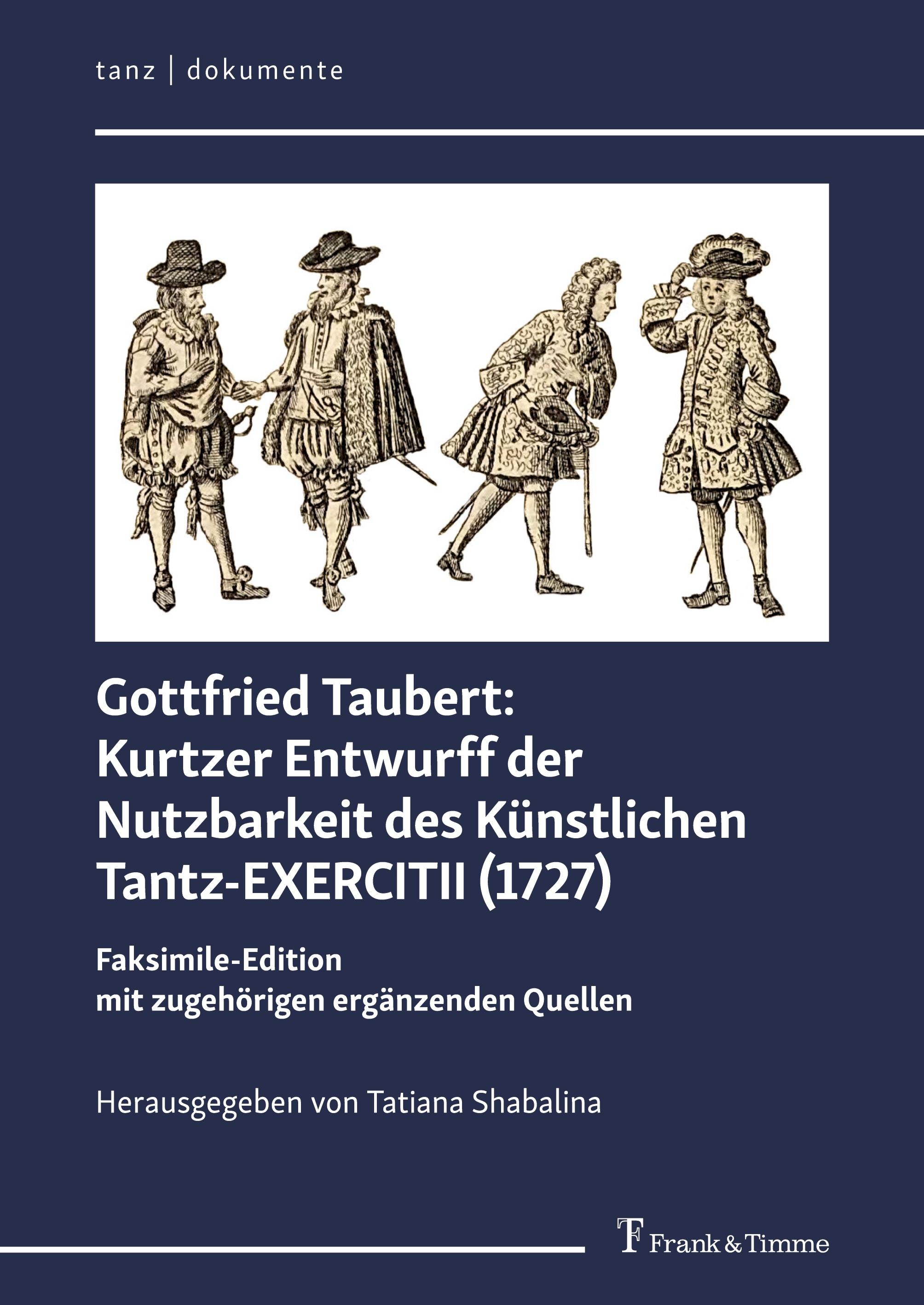 Vorderes Coverbild Kurtzer Entwurff der Nutzbarkeit des Künstlichen Tantz-EXERCITII (1727)