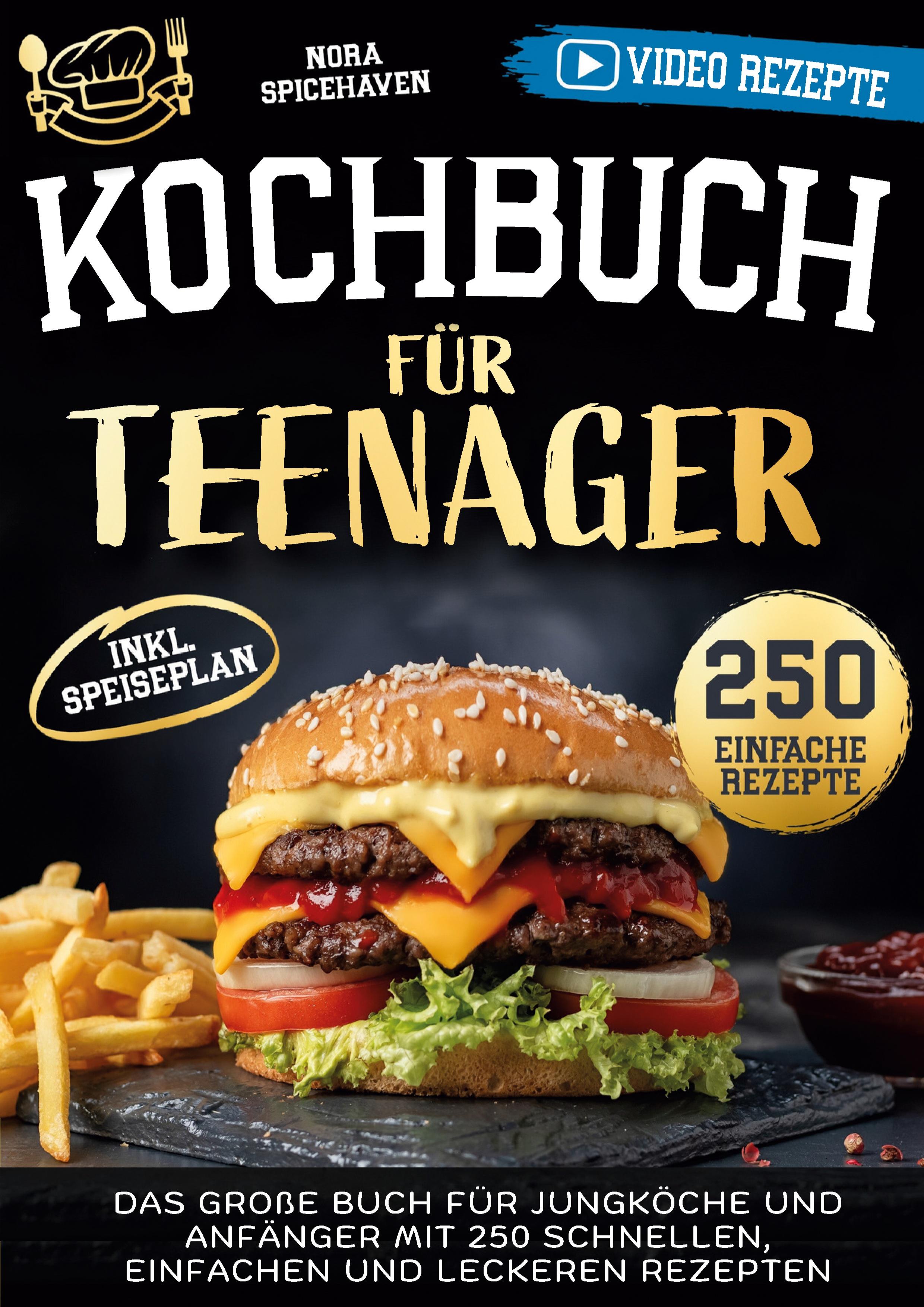 Vorderes Coverbild Kochbuch für Teenager