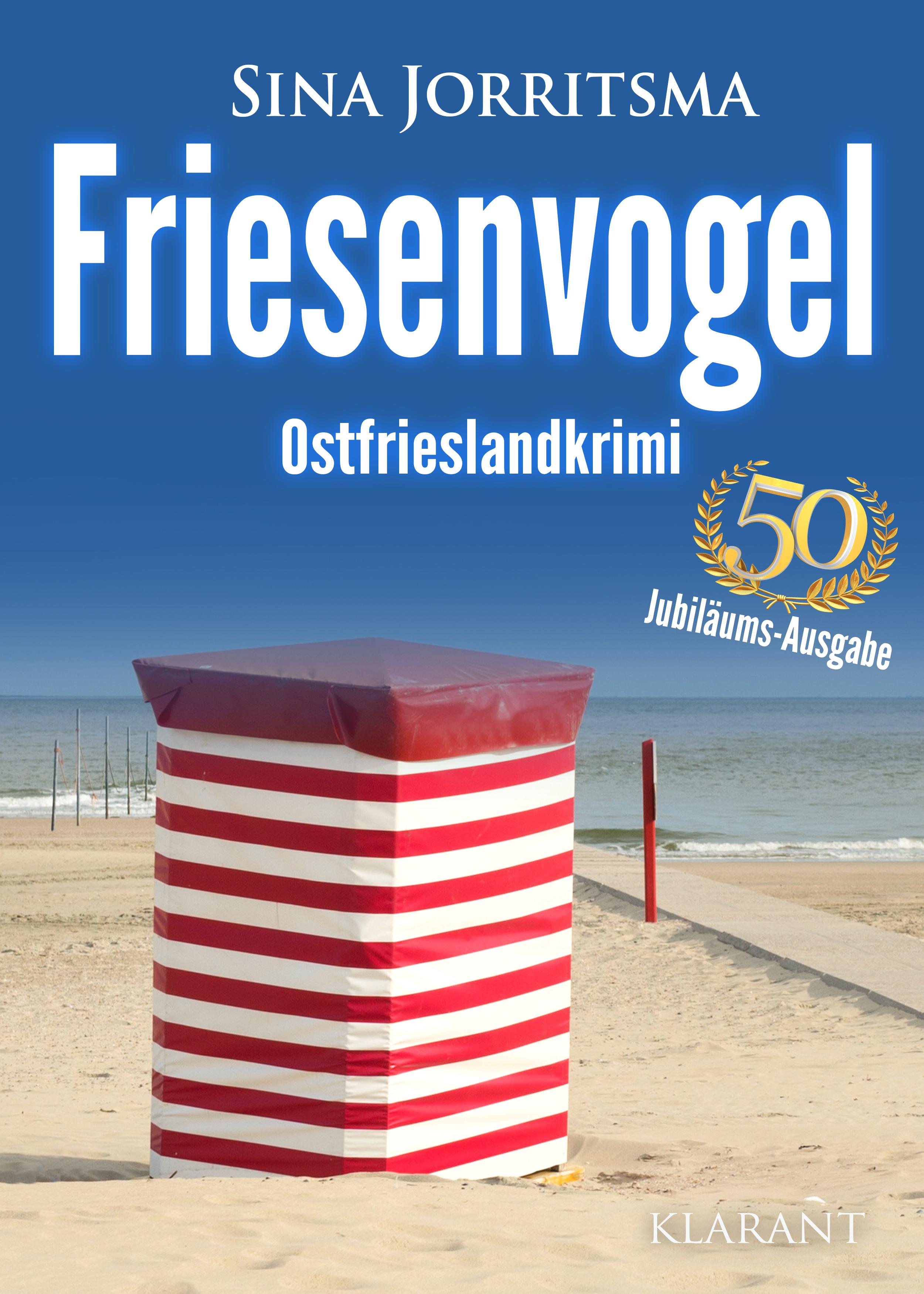 Vorderes Coverbild Friesenvogel. Ostfrieslandkrimi