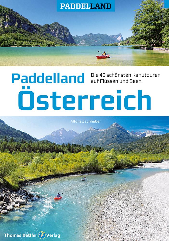 Vorderes Coverbild Paddelland Österreich
